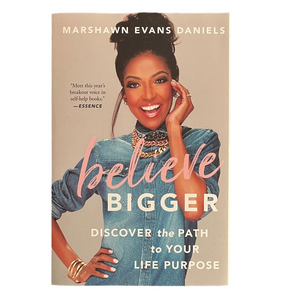 Believe Bigger Book by Marshawn Evans Daniels NWT